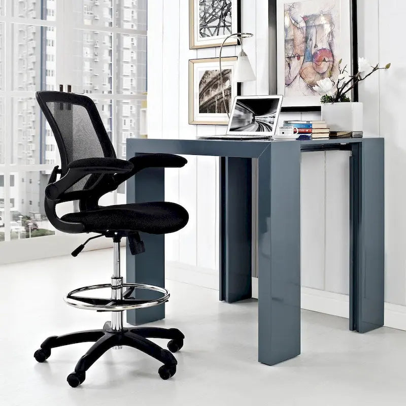 Porch & Den Williamsburg Veer Drafting Chair