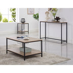 Home Imports Emporium Meghan 3 Piece Metal Coffee Table Set - Natural, Black