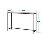 Home Imports Emporium Meghan 3 Piece Metal Coffee Table Set - Natural, Black