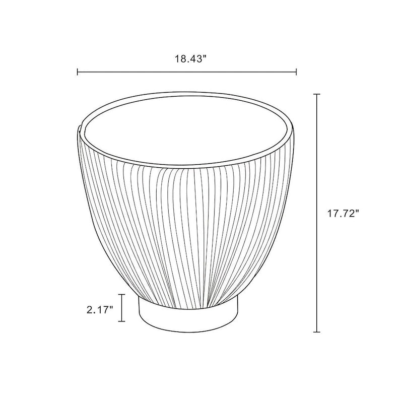 Modern Anderson 2.0 Upholstered Table