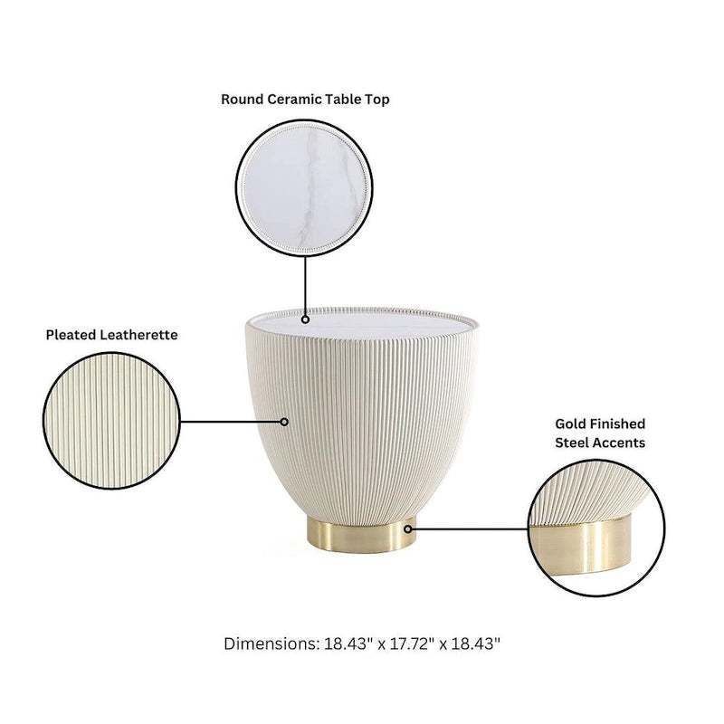 Modern Anderson 2.0 Upholstered Table