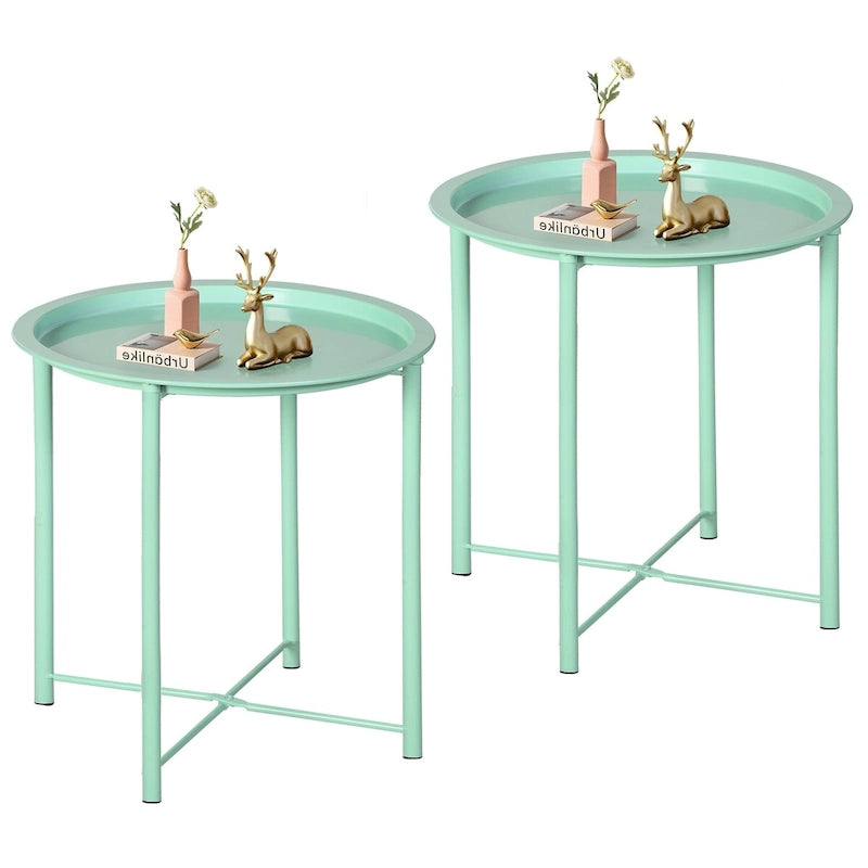 Folding Round TV Tray Tables