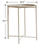 Folding Round TV Tray Tables