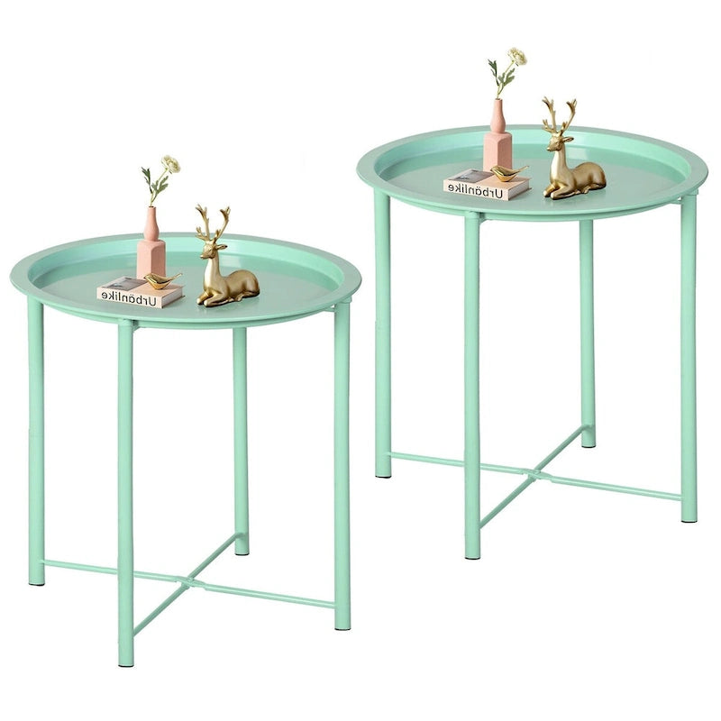 Folding Round TV Tray Tables