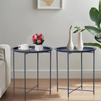 Folding Round TV Tray Tables
