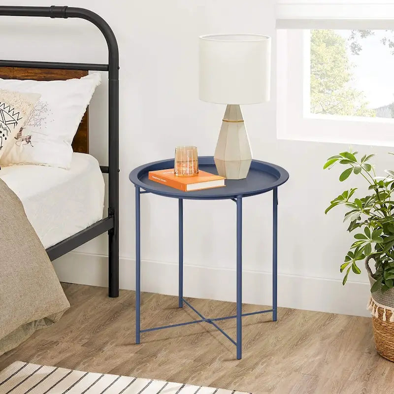 Folding Round TV Tray Tables