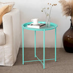 Folding Round TV Tray Tables