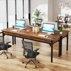 78.7 Inches Extra Long Computer Desk, Two Person Desk for Home Office
