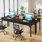 78.7 Inches Extra Long Computer Desk, Two Person Desk for Home Office