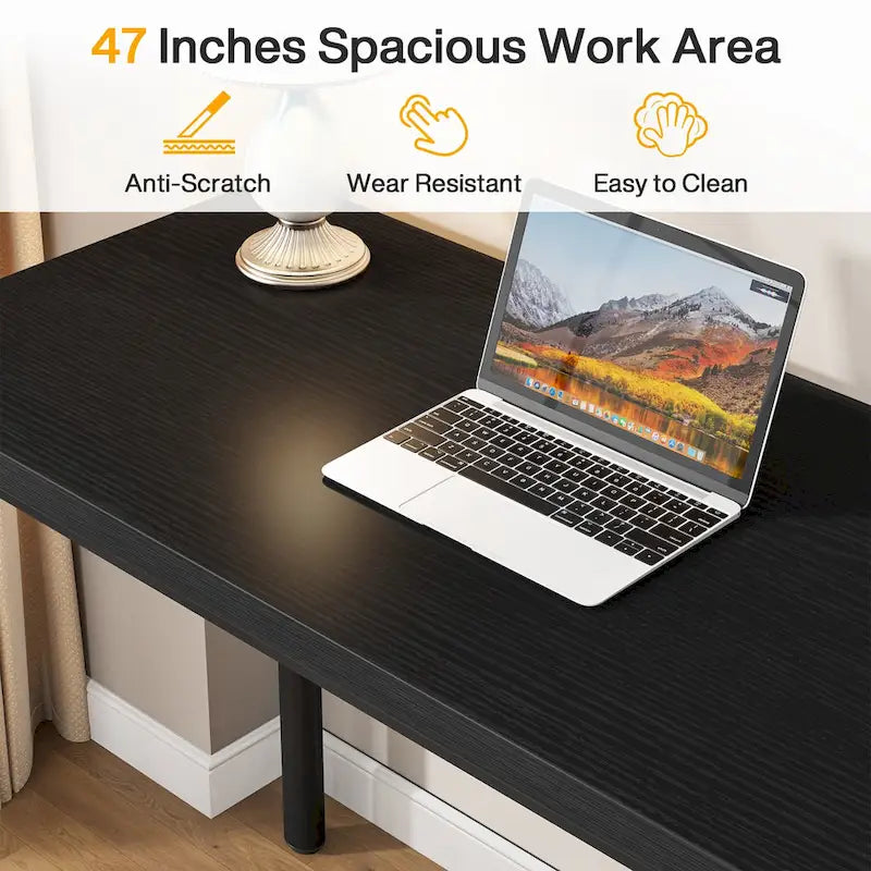 Modern Simple Computer Desk Study Writing Table with 5 Drawers