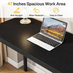 Modern Simple Computer Desk Study Writing Table with 5 Drawers