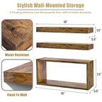 Floating Shelves for Wall - 16L X 5.5W X 7.75H