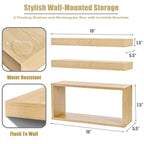 Floating Shelves for Wall - 16L X 5.5W X 7.75H