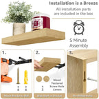 Floating Shelves for Wall - 16L X 5.5W X 7.75H