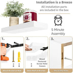 Floating Shelves for Wall - 16L X 5.5W X 7.75H