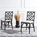 Rattan Accent Chair with Cushion