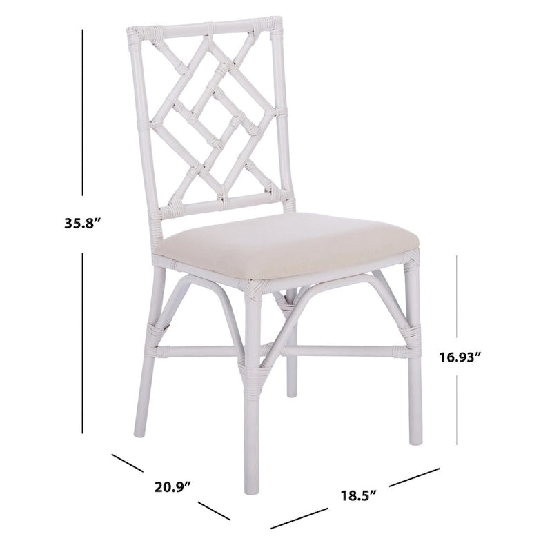 Rattan Accent Chair with Cushion