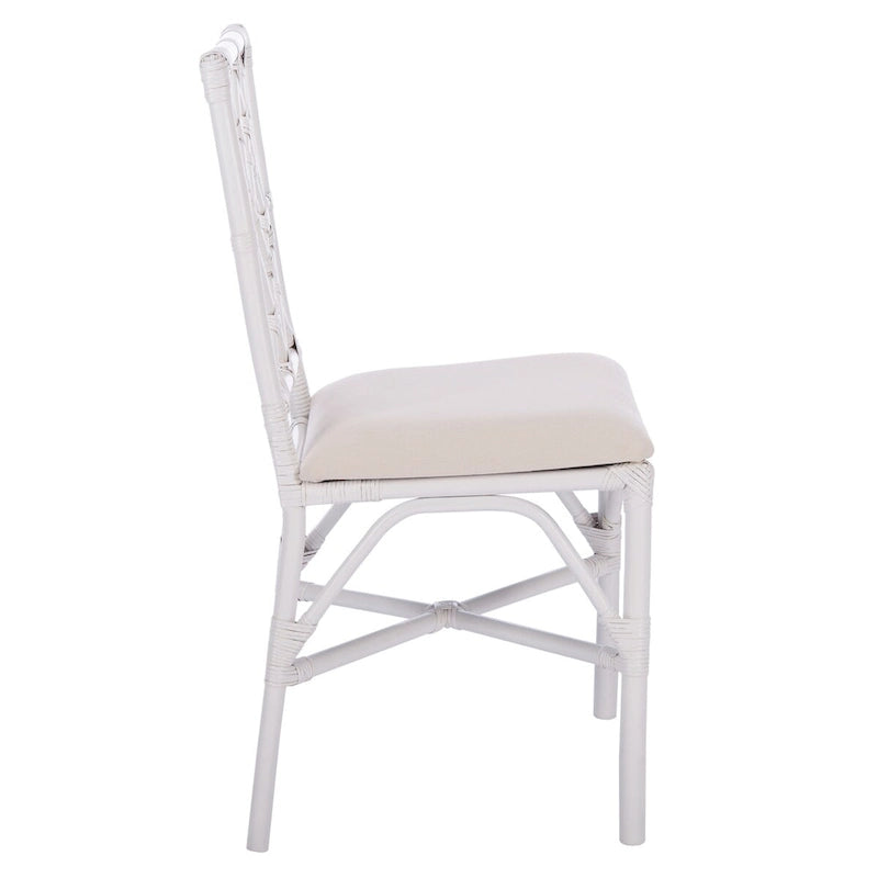 Rattan Accent Chair with Cushion