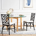 Rattan Accent Chair with Cushion