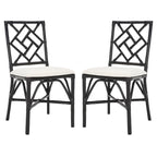 Rattan Accent Chair with Cushion