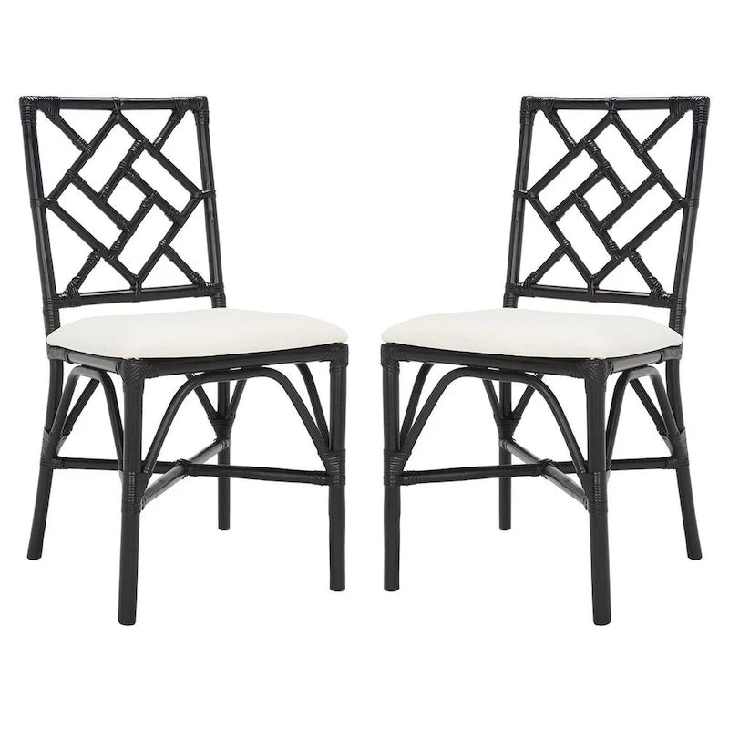 Rattan Accent Chair with Cushion