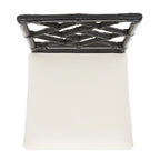 Rattan Accent Chair with Cushion