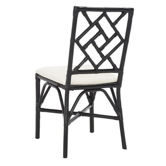 Rattan Accent Chair with Cushion